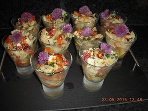 Verrine pasta à l'italienne