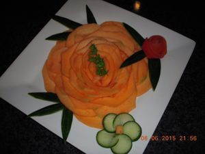 Rosace de melon