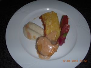 Mignon de porc sauce pont l'eveque
