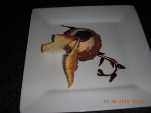 Dôme caramel et sa tuile