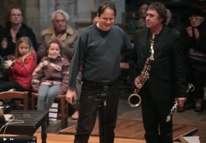 Nouvelle vidéo YouTube : impro Louis Sclavis / Nicolas Vérin - Paris Eglise St-Merri