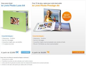 Test: Le livre photo Luxe par Photobox
