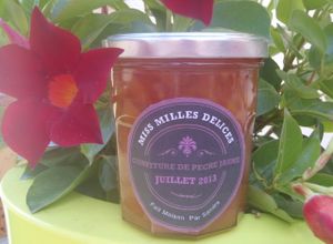 Confiture de pèches jaunes