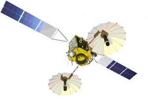 Drawing of Luch / Express 1000A platform by manufacturer (ISS-Reshetnev)