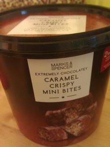 J'ai testé... les caramel crispy mini bites de Mark & Spencer