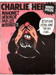 La Une de Charlie Hebdo parue le 8 février 2006.