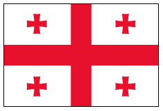 Drapeau géorgien.