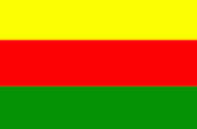 Drapeau des Kurdes de Syrie.