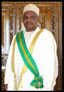 Ikililou Dhoinine, chef de l'État depuis 2011.