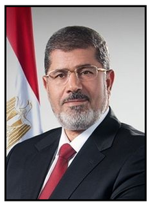 Le président Mohamed Morsi (2012-2013).