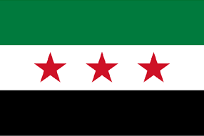 Drapeau de la Révolution syrienne.