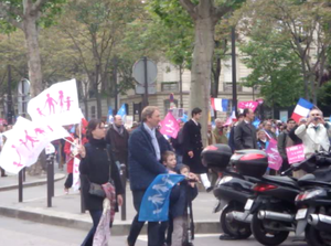 Rassemblement de la « Manif' pour Tous », le 26 mai 2013, à Paris.