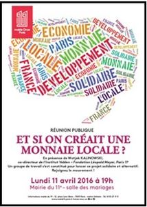 À terme, une monnaie locale à Paris ?
