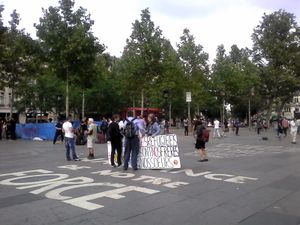 Place de la République, le 21 juillet dernier.