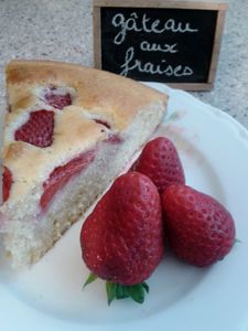 gâteau aux fraises