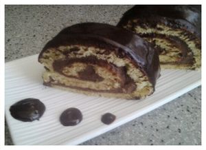 Gâteau roulé au chocolat