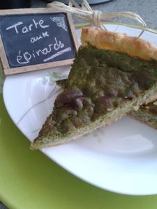 Tarte aux épinards