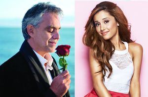 Andrea Bocelli invite Ariana Grande sur son nouvel album "Cinema" qui sortira le 23 Octobre 2015 !