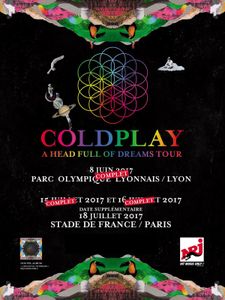 Coldplay annonce quatre concerts exceptionnels en France !