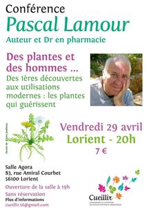 Conférence Les plantes et les hommes vendredi 29 avril