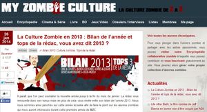 Le Monde Des Morts / Undead Story dans le bilan 2013 de My Zombie Culture !