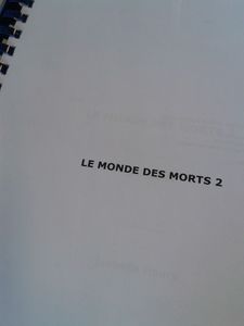 Le Monde Des Morts 2 est terminé !