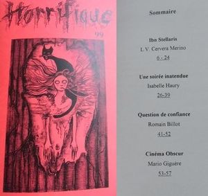 Une Soirée Inattendue dans Horrifique 99