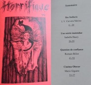 La Plume De L'Ours parle des numéros 98 et 99 d'Horrifique !
