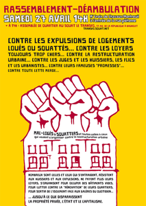 Montreuil (93) : rassemblent-déambulation contre les expulsions