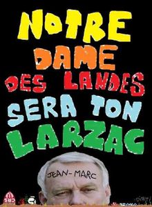 Chaîne humaine à Notre Dame des Landes contre le projet d'aéroport d'Ayrault