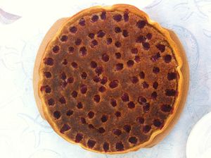 tarte framboise noisette