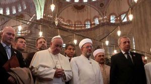 Novembre 2014 : Le pape François en Turquie