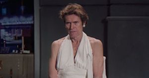 Willem Dafoe en Marilyn Monroe