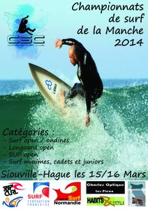 Championnats de surf de Normandie 2014
