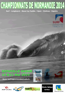 Championnats de surf de Normandie 2014