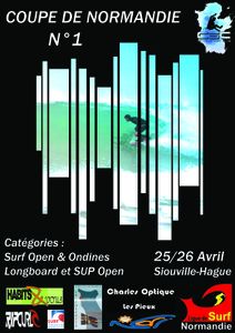 Coupe de surf de Normandie validée samedi 25 Avril