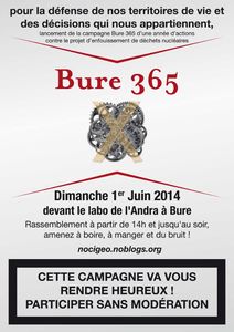 Lancement de la campagne Bure 365 pour une année d'action