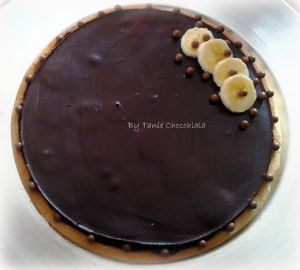 Tarte banane- chocolat