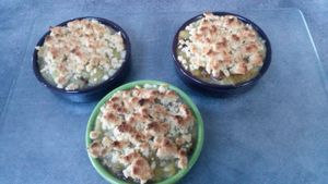 Crumble à la rhubarbe