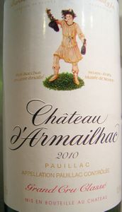 Dégustation HAUT MEDOC GRANDS CRUS CLASSES