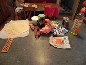 Pizza, étape 2/2, la garniture.