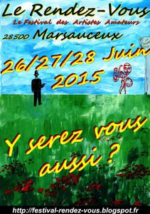 Je présenterai mes albums au Festival des artistes amateurs de Marsauceux (Eure et Loir)