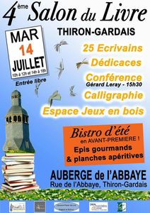 Mes dédicaces du 14 juillet à Thiron-Gardais
