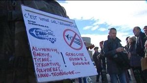 Manifestation contre les chemtrails à Montélimar et Ploërme !