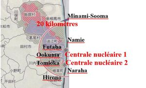 Visite de la région côtière de Fukushima