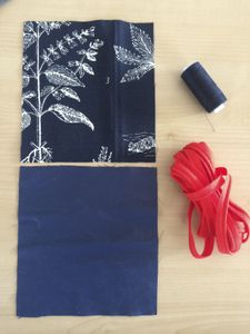 Tuto étui à mouchoirs de poche passepoilé
