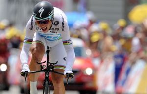 Tour de Romandie: Un arc-en-ciel sous les nuages