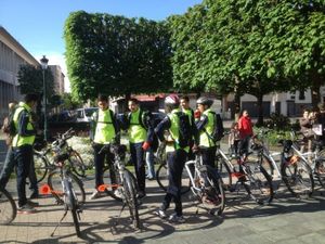 10 jeunes colombiens vont à Pornic à vélo !