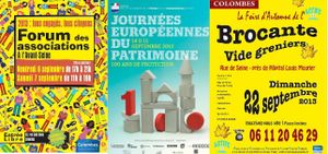Les grand rendez-vous de septembre à Colombes