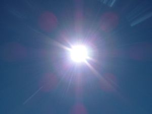 Le soleil, le soleil, le soleil….